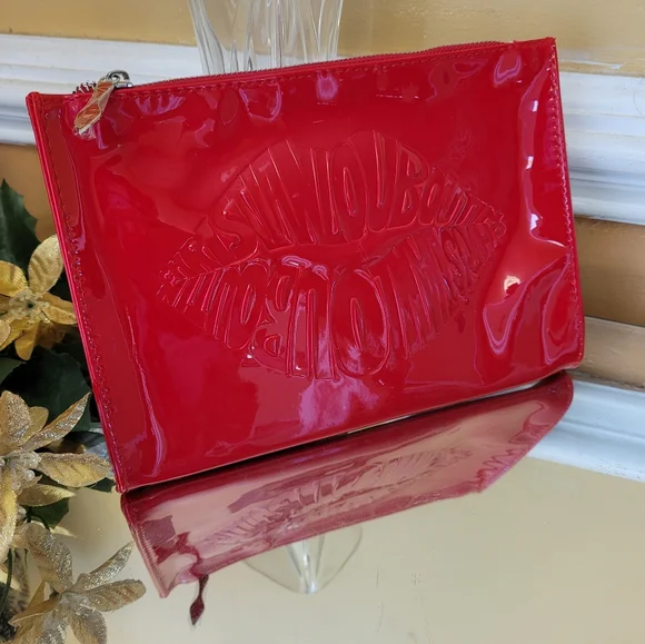 Christian Louboutin Red Cosmetic Bag - Picture 2 of 11